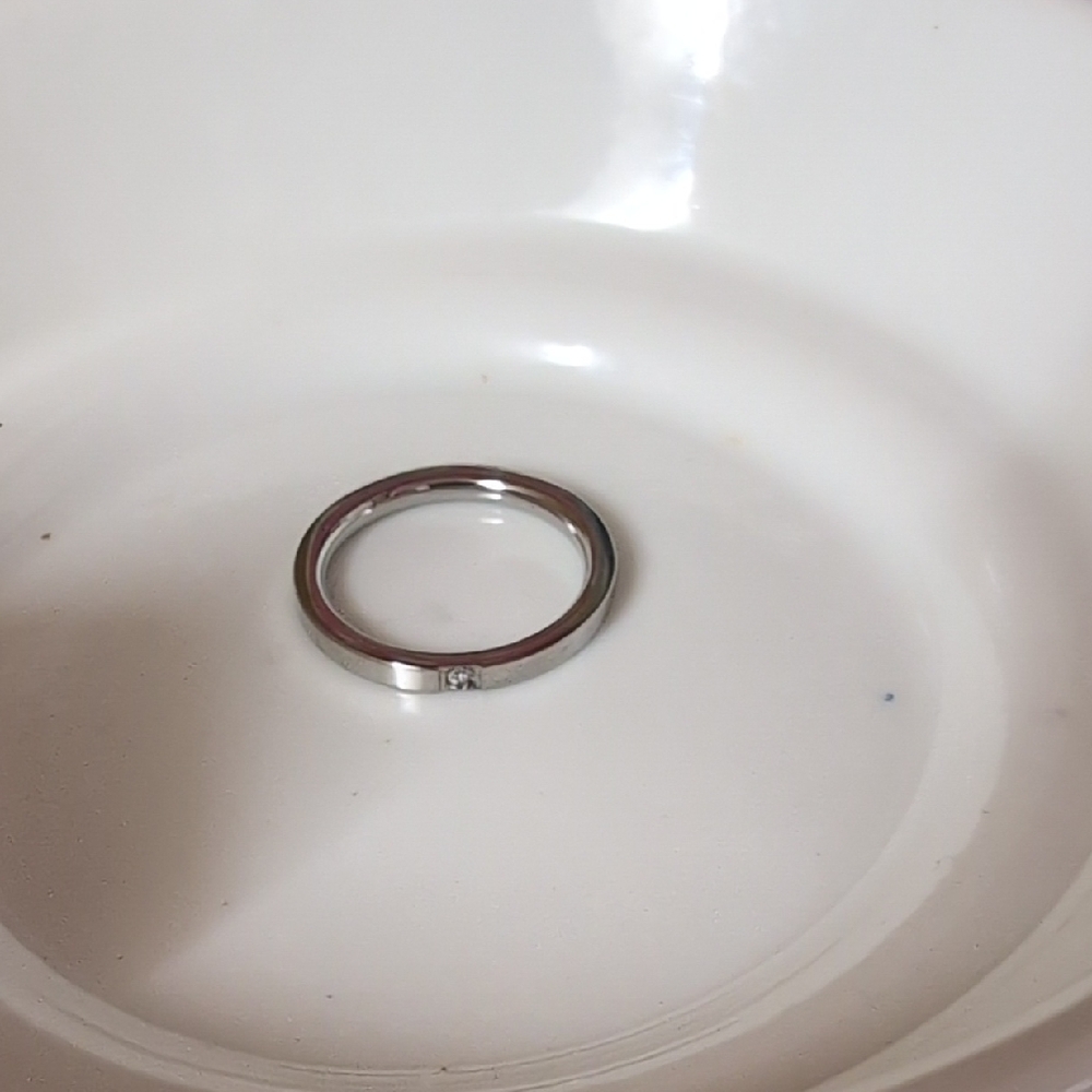 Silver ring size 7